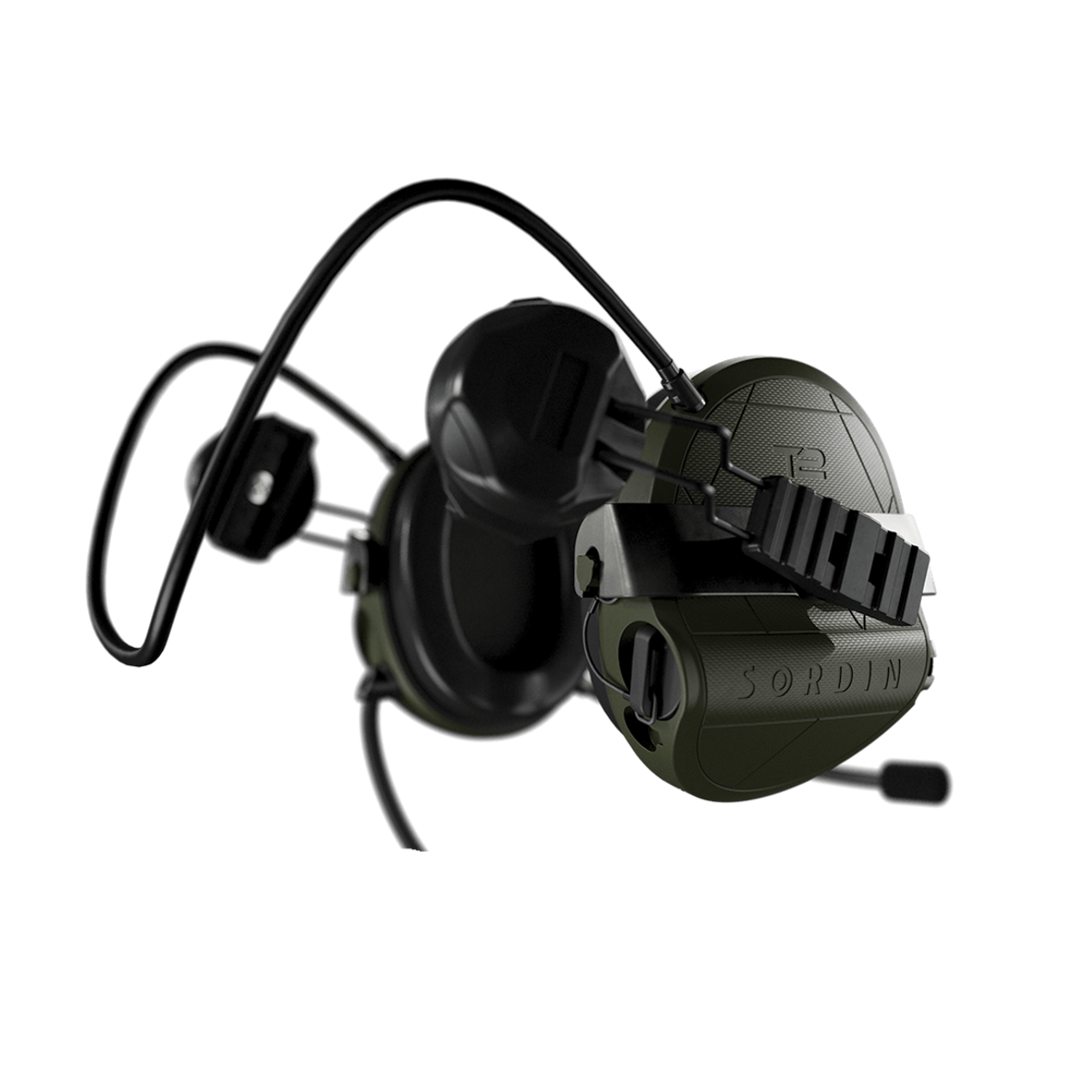 Sordin Supreme T2 CC Rear ARC Green